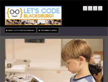 Tablet Screenshot of letscodeblacksburg.org